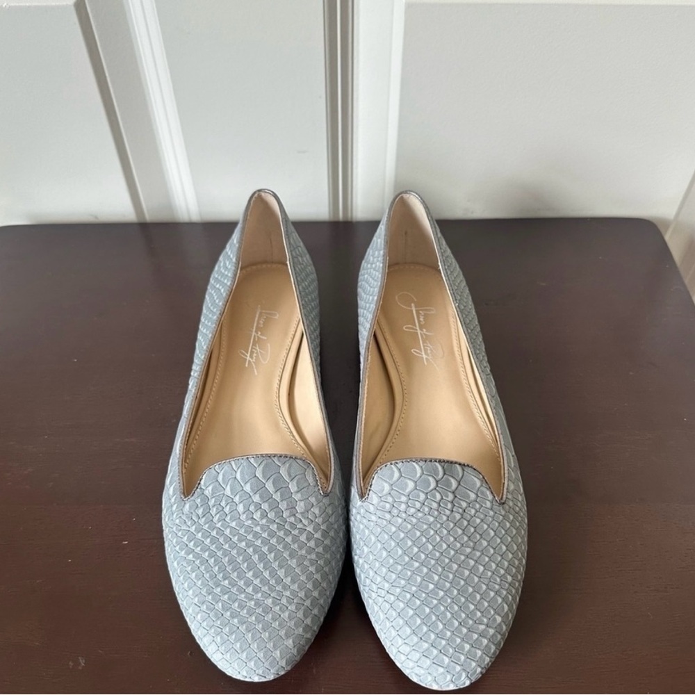 Shoes of Prey Embossed Ballet Flat Size 8 - Picture 2 of 6